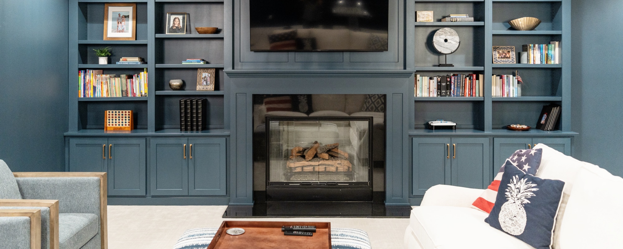 Custom_Blue_Living_Room_Cabinets_Fireplace_Bookcases_header