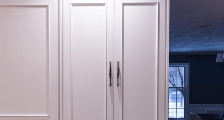 White Kitchen with Waterfall Island - Meadville, PA