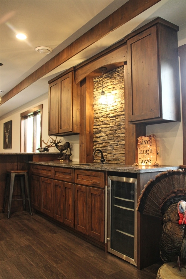 Rustic Alder Cabinets Meadville Pa Fairfield Custom Kitchens