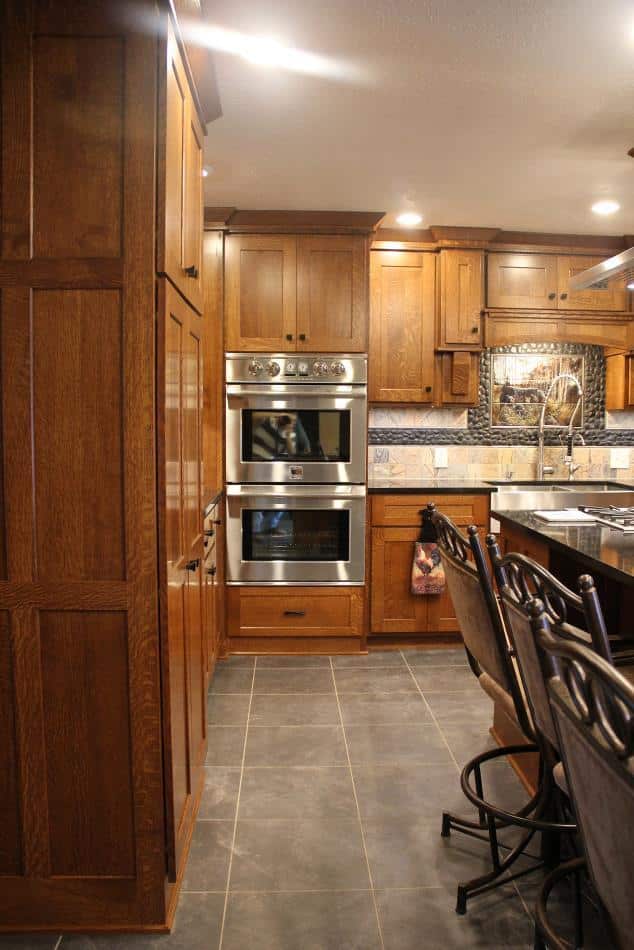 Quarter Sawn Oak Custom Kitchen Utica Pa Fairfield Custom