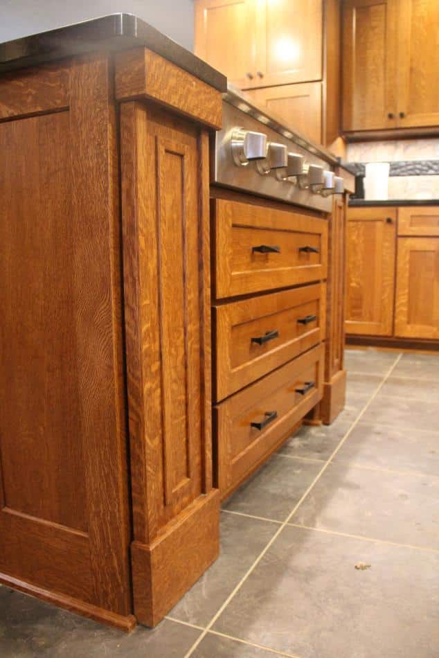 Quarter Sawn Oak Custom Kitchen Utica Pa Fairfield Custom