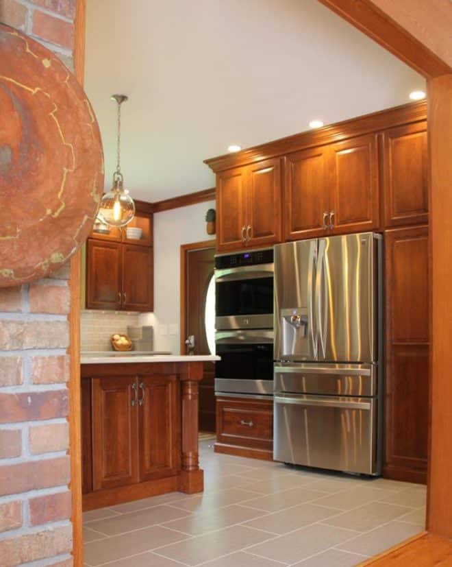 custom-cherry-kitchen-cabinets - Fairfield Custom Kitchens