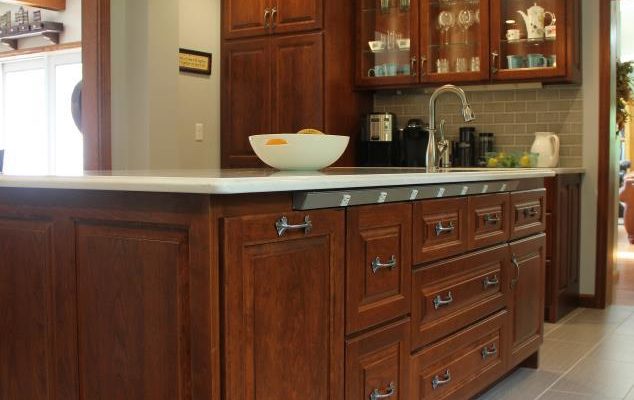 Cherry Custom Kitchen Cabinets - Titusville, PA - Fairfield Custom Kitchens