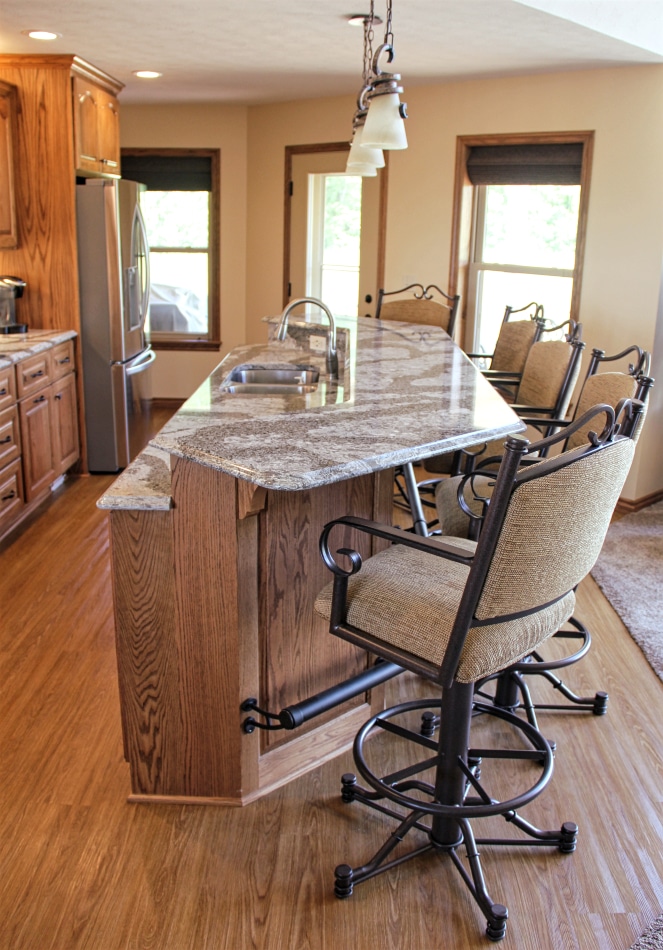 Custom Red Oak Kitchen With Cambria Quartz - Conneaut Lake, PA