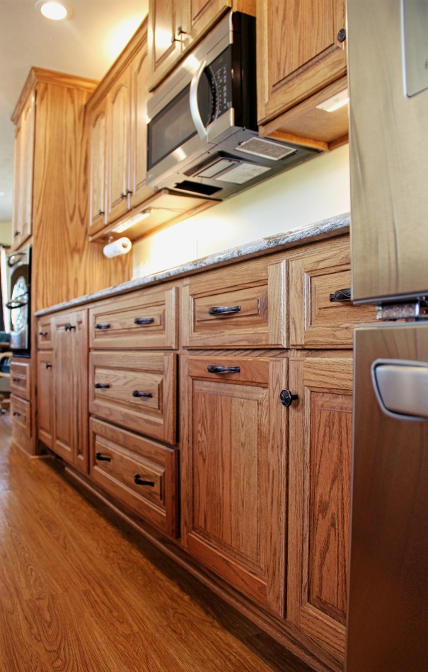 Custom Red Oak Kitchen With Cambria Quartz - Conneaut Lake, PA