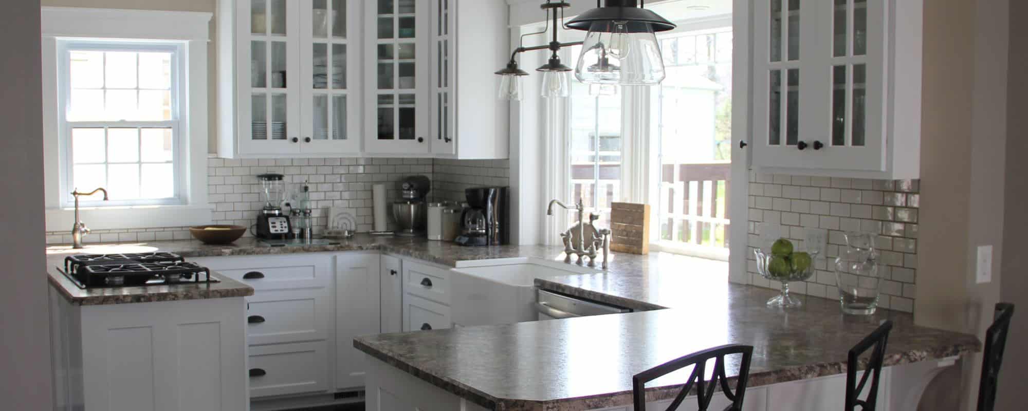 custom kitchen cabinets white